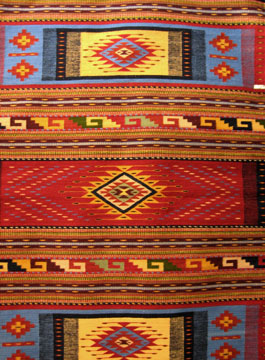 Zapotec rugs are handwoven of wool colored with natural dyes © Marvin West, 2011