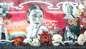 Dolores del Rio - Mural - Hollywood, California