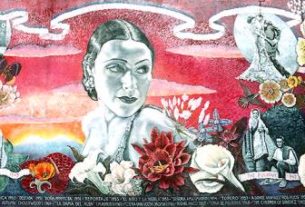 Dolores del Rio - Mural - Hollywood, California