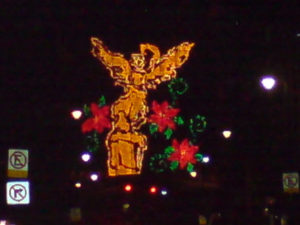 Mexico City Christmas light