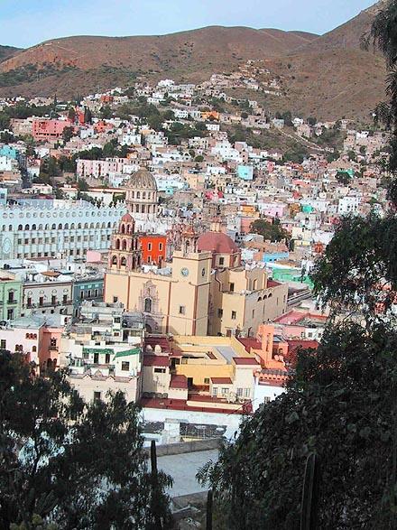 View from my casa high above the city of Guanajuato. © Geri Anderson, 2001