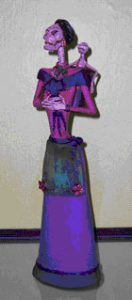 A papier-mâché Catrina