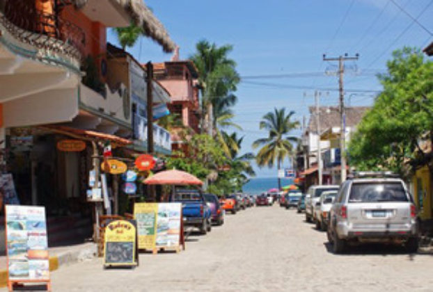 Street scene in Sayulita, a beach town on the Mexican Pacific coast © Christina Stobbs, 2012