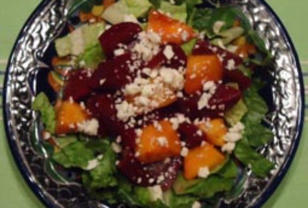 Beet and mango salad © Karen Hursh Graber, 2013