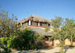 The comfortable palapa at Baja Bungalows in Cabo Pulmo, BCS.