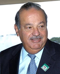 Mexican businessman Carlos Slim Helú © Jose Cruz, 2007