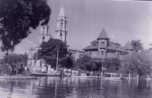 Chapala lakefront circa 1968 Archive Photo