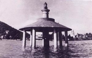 Chapala pier was under water less than 40 years ago; today it's about a mile from the pier to the water... Archive Photo