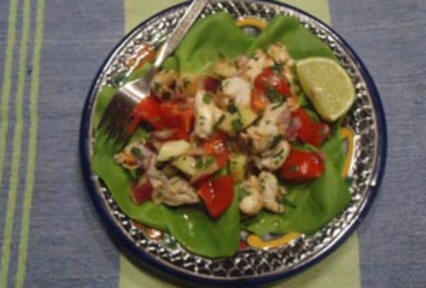 Mexican crab salad