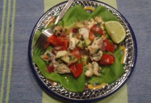 Mexican crab salad © Karen Hursh Graber, 2014