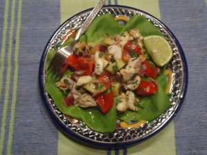 Mexican crab salad © Karen Hursh Graber, 2014