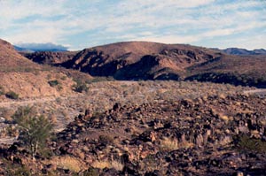 The rugged terrain of the Baja 1000 race © Bruce F. Barber, 2012