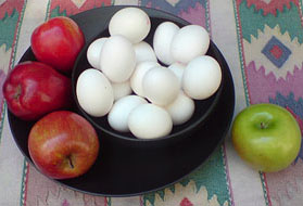Apples and Eggs © Daniel Wheeler, 2009