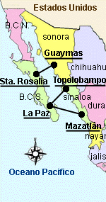 Baja ferry routes