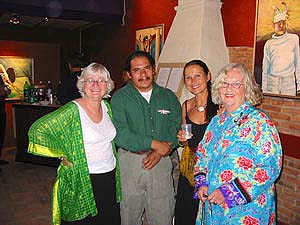 L to R: Janice Kimball, Jesus Lopez Vega, Ute Hagen, Susan Wagner