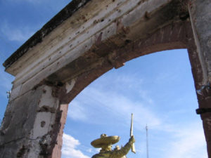 The Zapata Route in Morelos Part 2: The old entrance to the hacienda. © Julia Taylor 2007