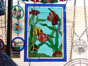 Stained glass window