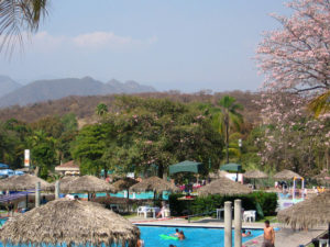 A view of the beautiful grounds in Morelos, Mexico. © Julia Taylor 2008