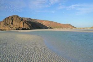 Playa Balandra, in La Paz, BCS, is best known for its iconic mushroom-shaped rock at one end of the beautiful bay.