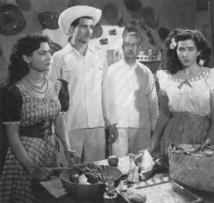 Scene from "Pasion jarocho" (1949), directed by Carlos Vejar © Producciones Churubusco, Coleccion IMCINE