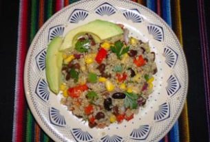 Mexican black bean and quinoa salad © Karen Hursh Graber, 2012