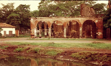 The former Customs House of San Blas in the evening light, 1989.