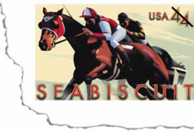 Seabiscuit Stamped Envelope (44 cents) © United States Postal Service, 2009