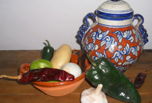 Chiles add spice to Mexican stews © Daniel Wheeler 2011
