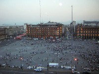 The zócalo in Mexico City