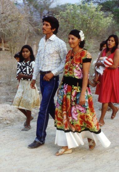 Bride and Groom near Ixhuatan, Oaxaca © Tony Burton 1985