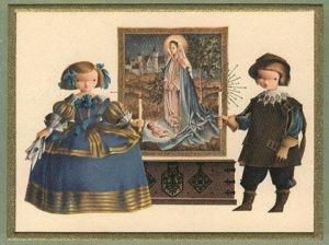 Spanish Baroque XVII Christmas around the World' card series designed for UNICEF