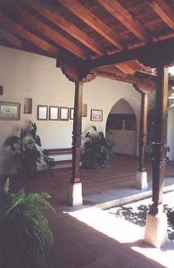 Interior entrance of the Museum of Alejandro Rangel Hidalgo
