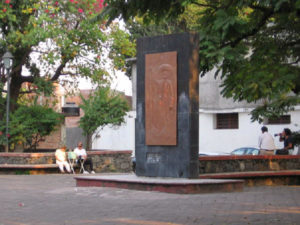 The Zapata Route in Morelos Part 2: Park in front of the ex-cuartel museum. © Julia Taylor 2007