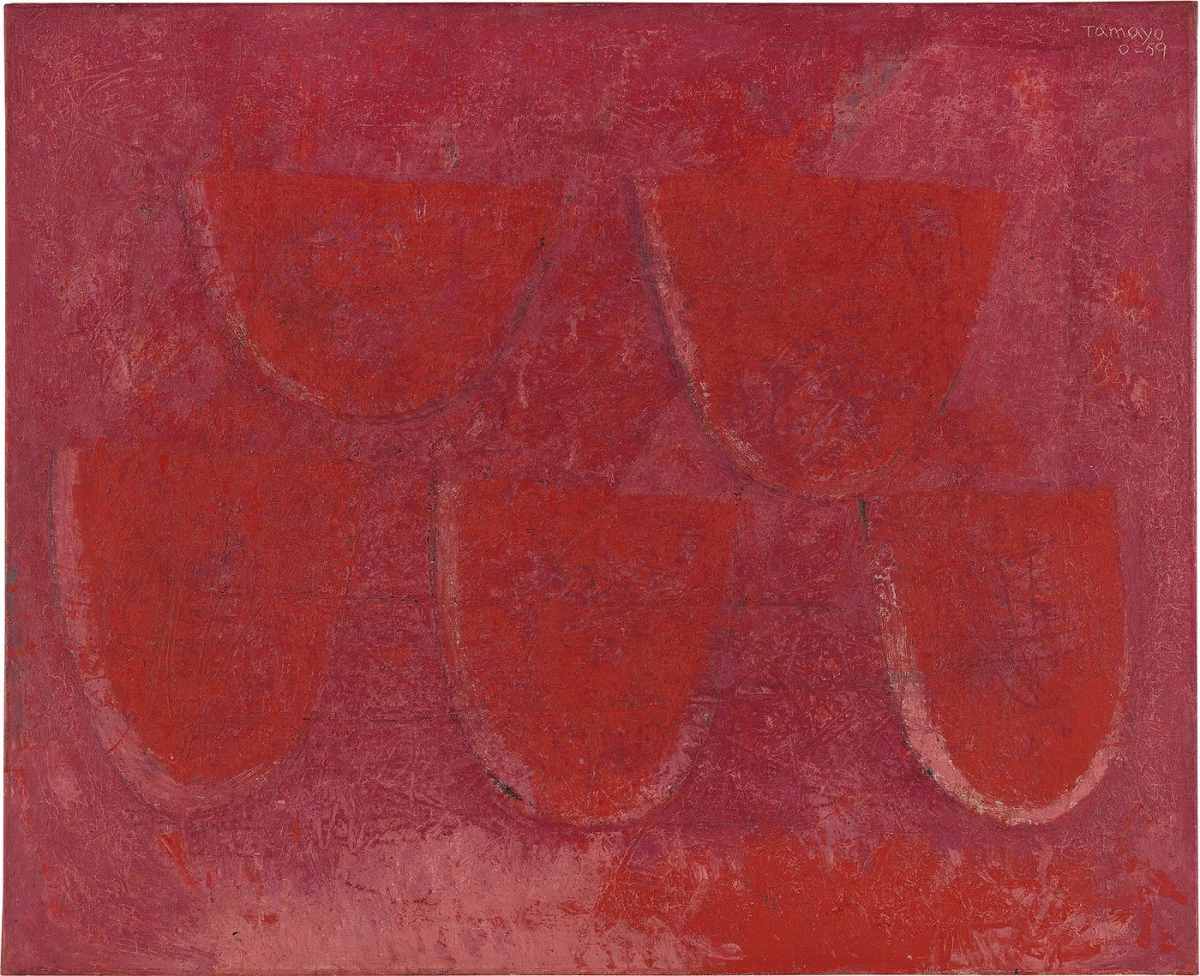 Rufino Tamayo. 1959. “Cinco Rebandas de Sandía.” Tamayo’s paintings of watermelons were in recognition of the African legacy in Mexico.