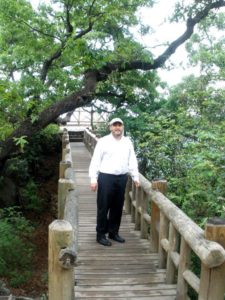 My colleague Daniel on one of the bridges leading to one of Chipinque’s many scenic outlooks. © Joseph A. Serbaroli, Jr. 2020