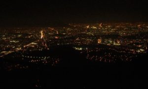 High above Monterrey, a view at night from Chipinque. © Joseph A. Serbaroli, Jr. 2020