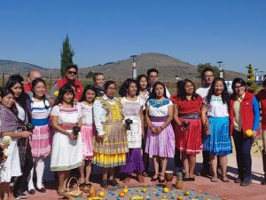 Ceremony of the blessing of the four cardinal points (Mazahua custom) at UIEM - Ceremonia de bendición de los cuatro puntos cardinales (costumbre mazahua) en UIEM. © 2021 James Musselman