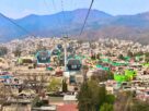 Riding high over the city on Cablebús Line 1. © 2025 Carlene Fowlkes.