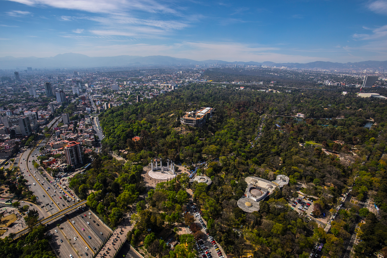 Overview of Chapultepec Park (Credit: Government of Mexico City, used under Creative Commons CC0)