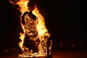 La Befana burning © Joseph Sorrentino, 2023
