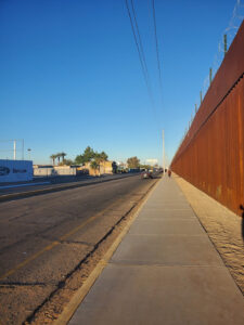 San Luis Rio Colorado, Border Wall, © 2023Raphael Wall.