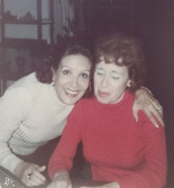 Chela Campos and Grace Navarro in Brookfield, CT, October, 1981. Courtesy of D A Huse.